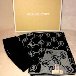 Michael Kors beanie and scarf
